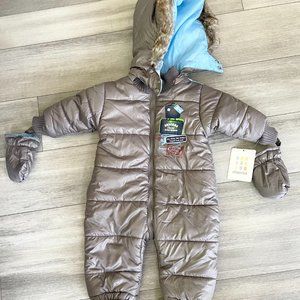NWT Absorba Puffer Baby Bunting 6-9M